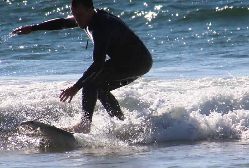 Surfer on Agadir beach