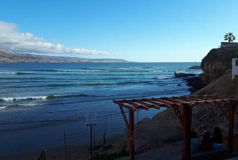 Imsouane Bay, one of the longest right-hand waves in Morocco