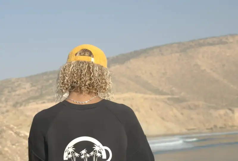 Surf, rooftop and daily life at Waves Hunter Surf House, Anza, Agadir