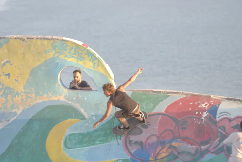 Surf, rooftop and daily life at Waves Hunter Surf House, Anza, Agadir
