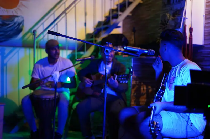 Surf, rooftop and daily life at Waves Hunter Surf House, Anza, Agadir