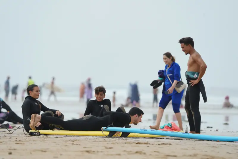 Surf, rooftop and daily life at Waves Hunter Surf House, Anza, Agadir