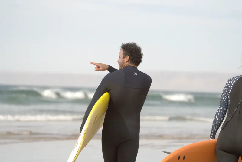Surf, rooftop and daily life at Waves Hunter Surf House, Anza, Agadir
